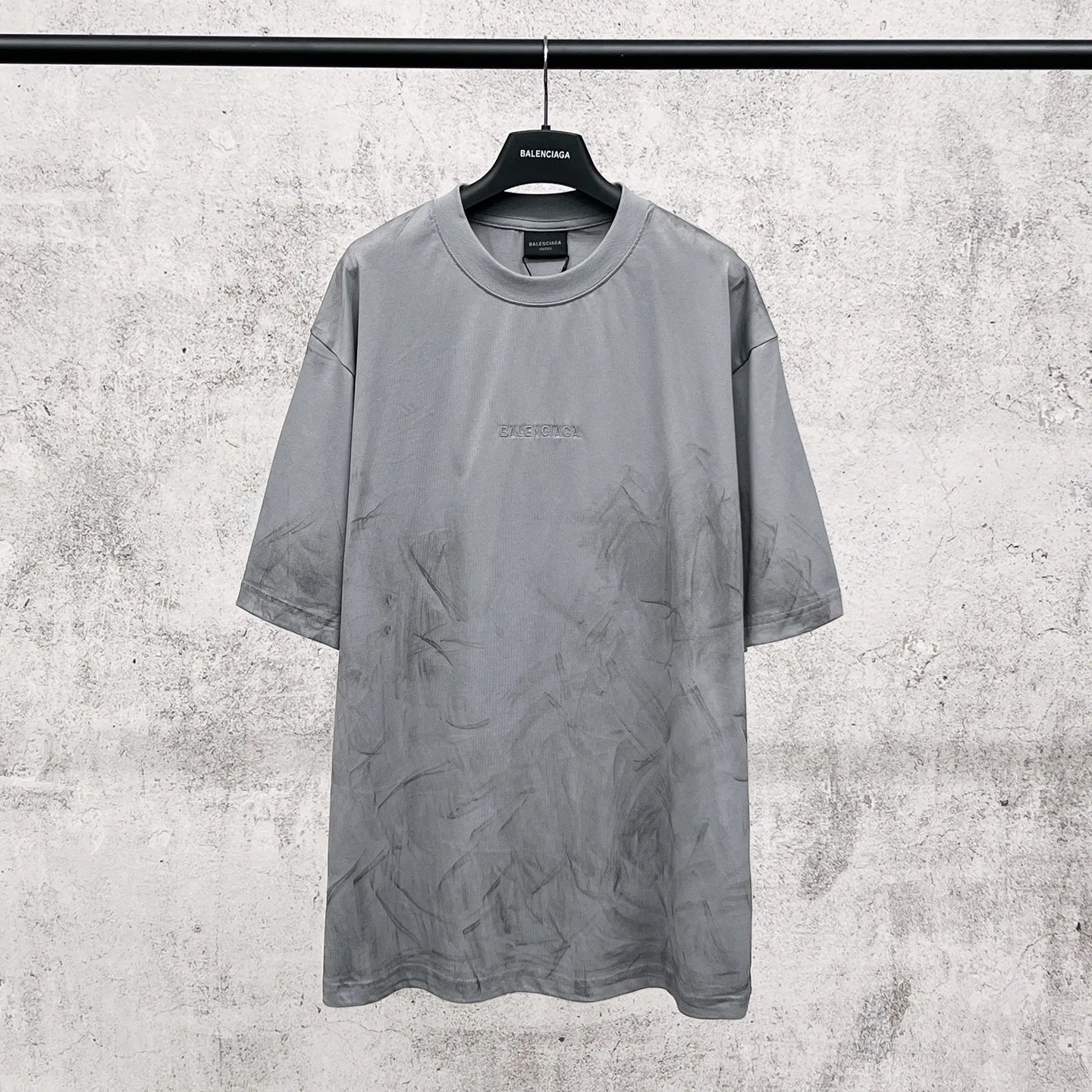 💰P 105 【 . Quality】BALENCI*GA/ #2025New Arrival LOGO T ， 。 ， 、 260 ， . ， 。 。Classic LOGO 。 。 。。 , OS . Same Style ：BL 253718 ：Dark Gray ，Gray Size：XS S M L